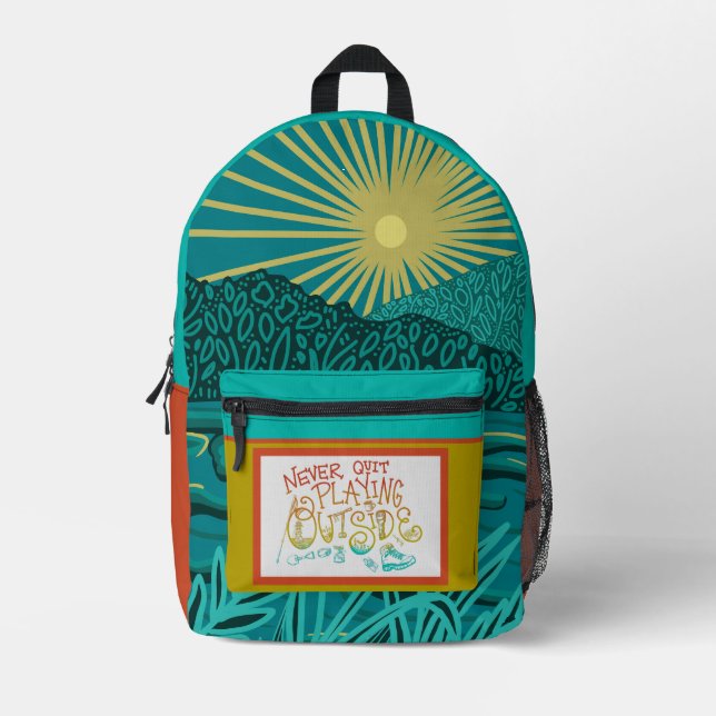 Beenden Sie niemals das Abspielen außerhalb des Dr Bedruckter Rucksack (Vorderseite)