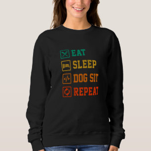 Beenden Sie Sleep Code Wiederholen Coder Programme Sweatshirt