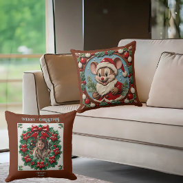 Beendet Weihnachts-Maus-Kissen Kissen