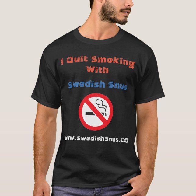 Beendigtes Rauchen mit Schwede Snus T - Shirt (Vorderseite)