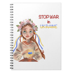 Beendigung des Krieges in der Ukraine Notizblock