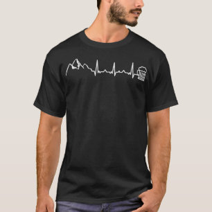 Beer and Mountain Heartbeat - T-shirt B