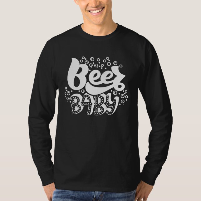 Beer Baby Drinking Beer Breweries Pilsner T-Shirt (Vorderseite)