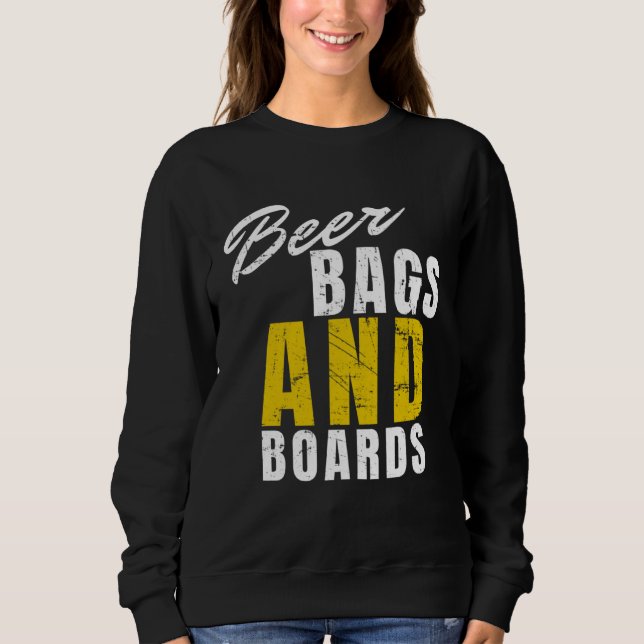 Beer Bags And Boards Cornhole Sweatshirt (Vorderseite)