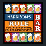 BEER Bar Pop Art INDIVIDUELLE NAME Poster<br><div class="desc">Ändern Sie das Textfeld in das gewollt Textfeld. Sie können auch den Schriftart und seine Größe und Farbe ändern,  indem Sie die Funktion "Anpassen" verwenden,  sowie weitere Textfelder hinzufügen,  wenn Sie möchten. Sehen Sie in meinem Laden für weitere Artikel mit diesem Design.</div>