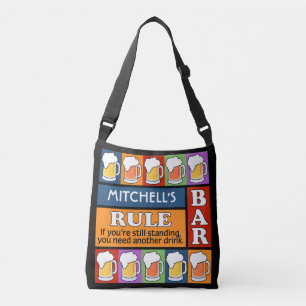 BEER Bar Pop Art sacs personnalisés nom