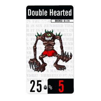 beer-beast.com - Étiquette de bière - Noir