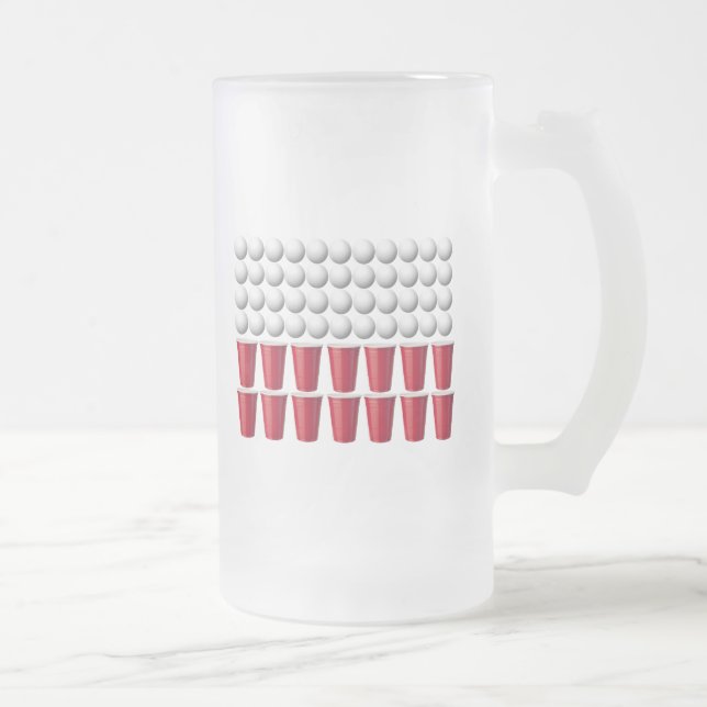 Beer Bong Polska Mattierte Tasse (Rechts)