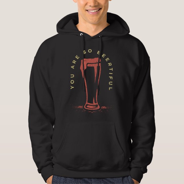 Beer Crafter Quote Costume For A  Of Craft Beer Hoodie (Vorderseite)