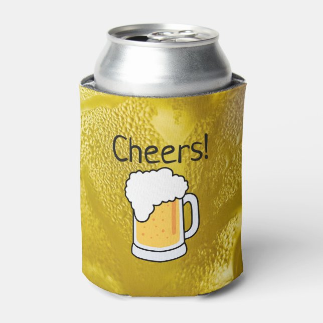 Beer Day Cold Bubbles Flasche Cooler Dosenkühler (Kanne Vorderseite)