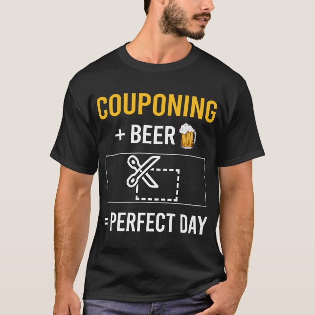 Beer Day Couponing Couponcouponer T-Shirt (Vorderseite)