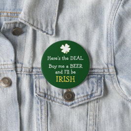 Beer Deal Irish Button