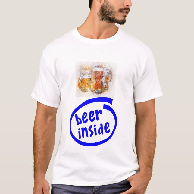 Beer design T-shirt Homme de base (Devant)