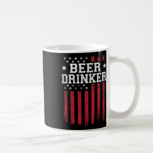 Beer Drinker American Flag Usa Patriot Patriotic Kaffeetasse
