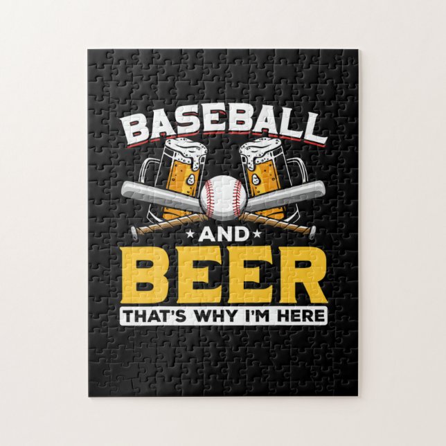 Beer Drinker Baseball Beer Humor Birthday (Vertikal)