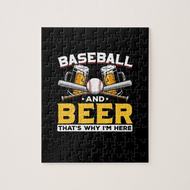 Beer Drinker Baseball Beer Humor Birthday (Vertikal)