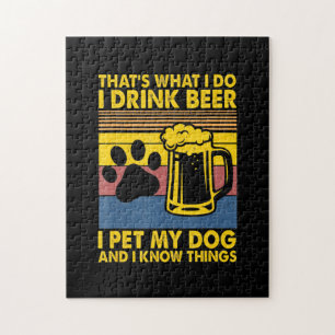 Beer Drinker I Drink Beer I Pet My Dog Birthday