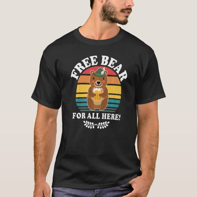 Beer Drinking Drinking Drinking Beer Drinker Bear  T-Shirt (Vorderseite)