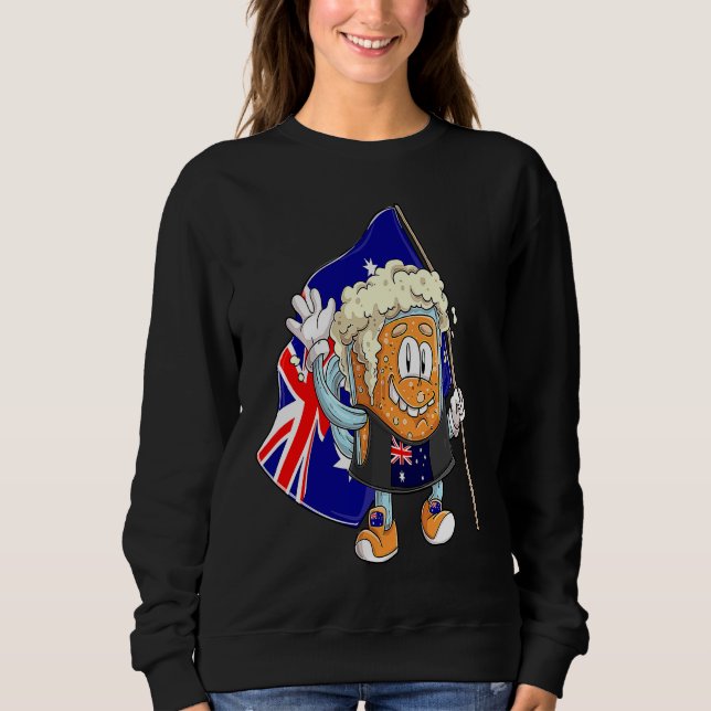 Beer fan of Australia Sweatshirt (Vorderseite)