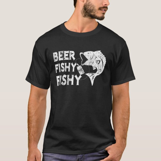 Beer fishy fishy Beer Hop Clothes Brewery Alcohol  T-Shirt (Vorderseite)