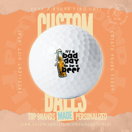 Beer Golf Joke: It's a Bad Day to Be a Beer Golfball