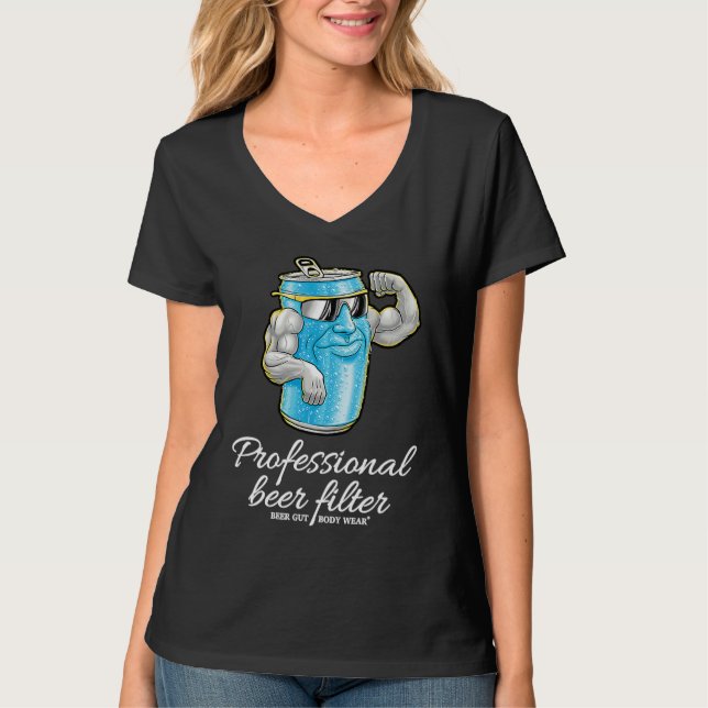 Beer Gut Body Wear  Filtro per birra professional T-Shirt (Vorderseite)