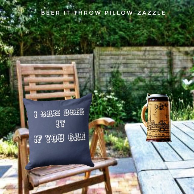 Beer It Lance Oreiller (Créateur téléchargé)