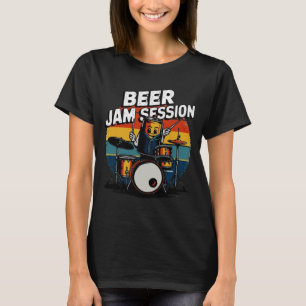 Beer Jam Session T - Shirt - Fun Beer Graphic for 