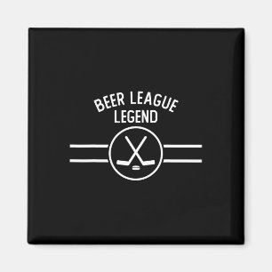 Beer League Legend Hockey Eis Inline Lustige Sport Magnet