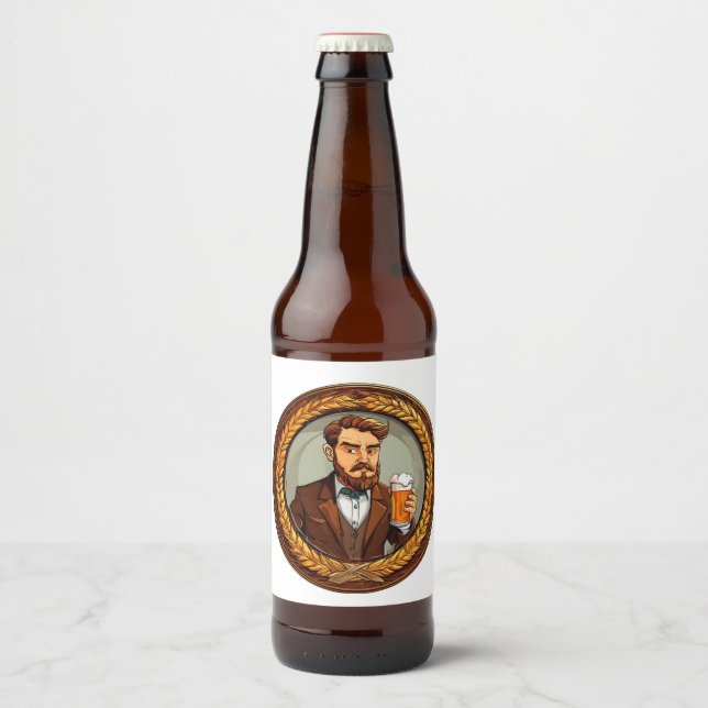 Beer Lover Bierflaschenetikett (Vorderseite)