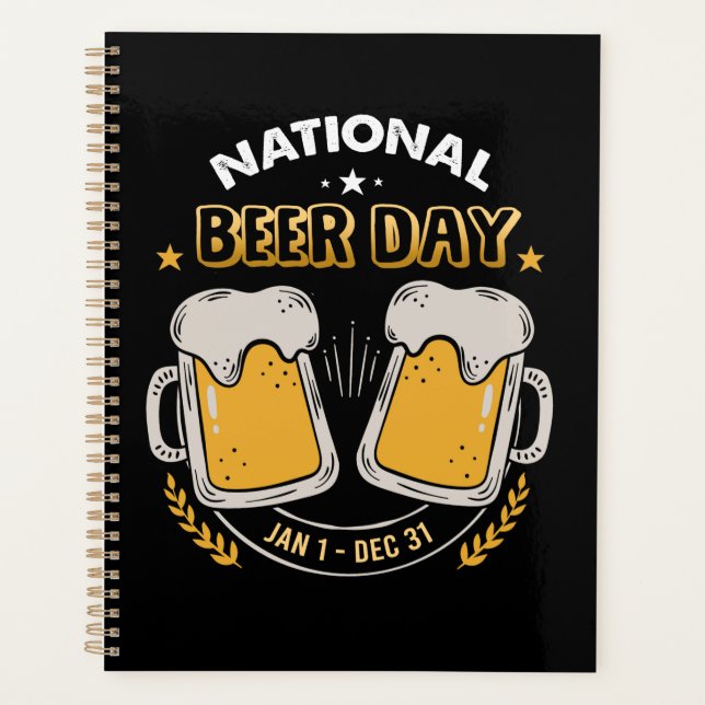 Beer Lover | Nationalfeiertag Planer (Vorderseite)