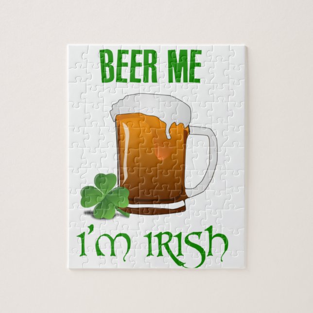 Beer Me Ich bin irisch (Vertikal)