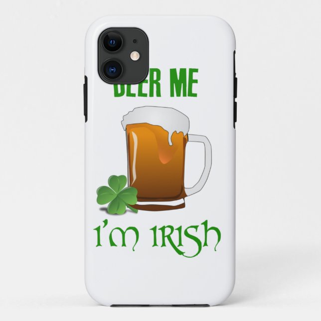 Beer Me Ich bin irisch Case-Mate iPhone Hülle (Rückseite)