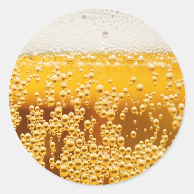 Beer Me Runder Aufkleber (Vorderseite)