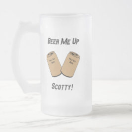 Beer mich, du bist schmuck! Wedding Trauzeuge Bar  Mattglas Bierglas