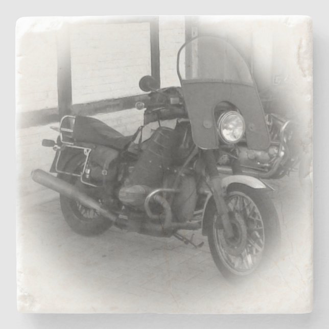 Beer Motorcycle Coaster 2 Steinuntersetzer (Vorderseite)