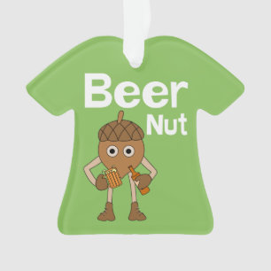 Beer Nut Text Ornament