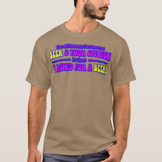 Beer Opinion Funky Worn T-Shirt