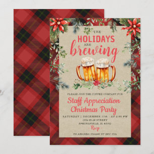 Beer Party Holiday Brasserie Invitation