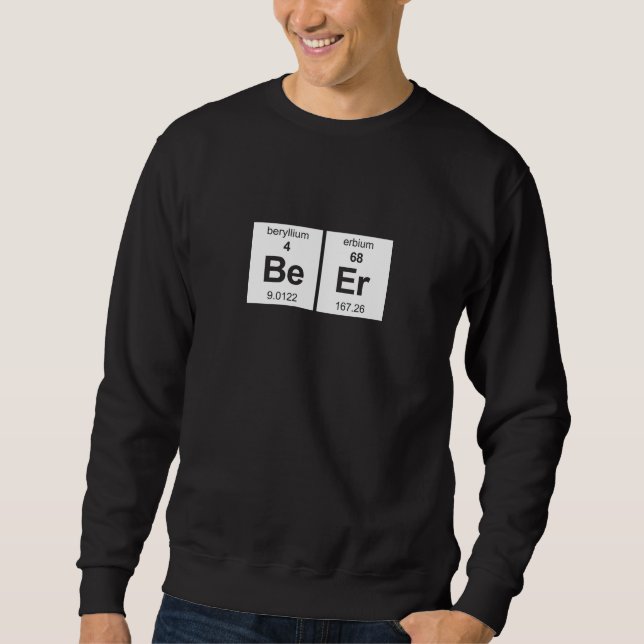 BeEr Periodic-Tabelle Sweatshirt (Vorderseite)