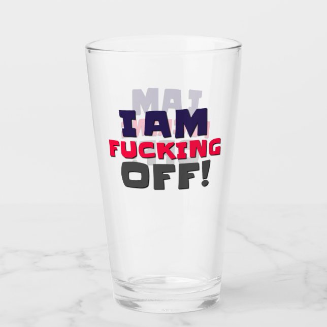 Beer Pints & Brillen Glas (Vorderseite)