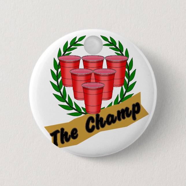 Beer Pong Champ Button (Vorderseite)