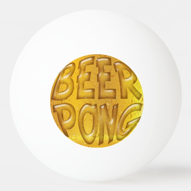 Beer Pong Champ Tischtennisball (Vorderseite)