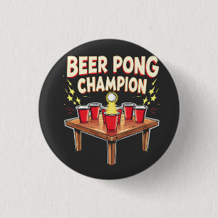 Beer Pong Champion Ping Pong Drink Button