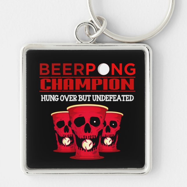 Beer Pong Champion Schlüsselanhänger (Vorne)