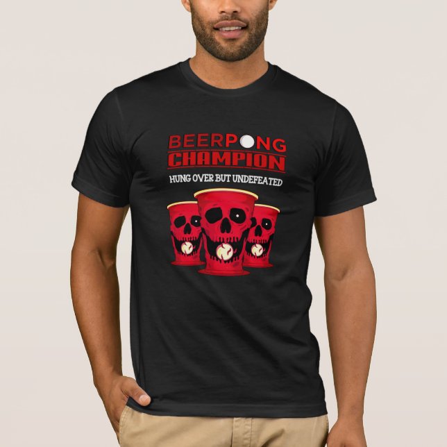 Beer Pong Champion T-Shirt (Vorderseite)