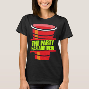 Beer Pong Das Party ist angekommen, Bierpong zu bo T-Shirt