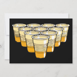 Beer Pong Einladung
