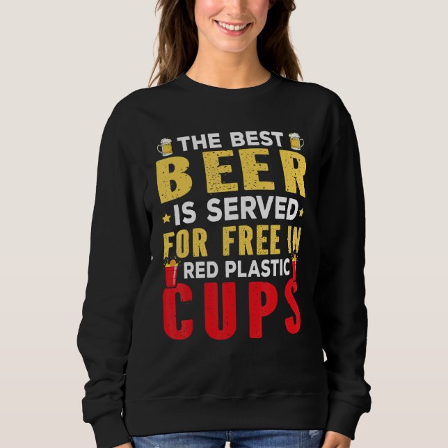Beer Pong für Beer Pong Champion Sweatshirt (Vorderseite)