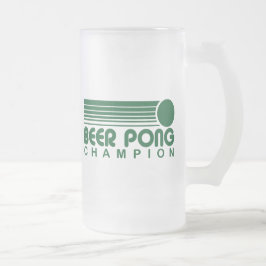 Beer Pong Mattglas Bierglas